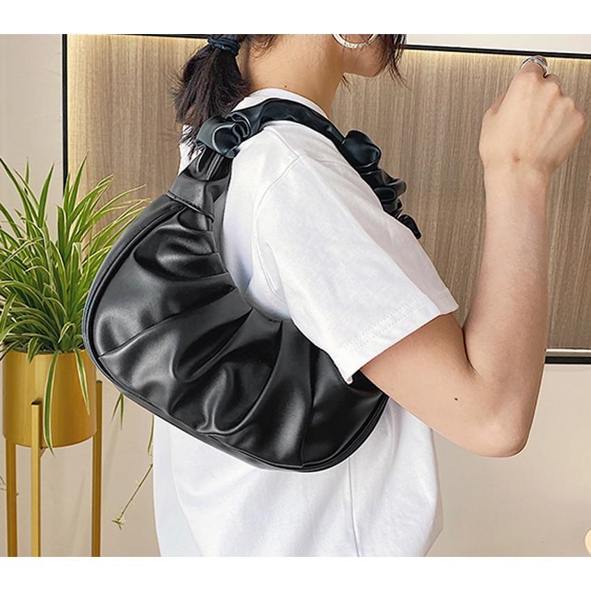 Túi Kẹp Nách Đeo Vai Cho Nữ Đi Chơi Đi Học Chất Da Cao Cấp Đẹp - Túi Bèo