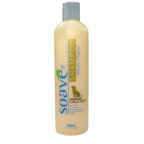 Dầu tắm trị ve rận thú cưng Korea Soave Medicated Shampoo For Cat&amp;Dog 500ml