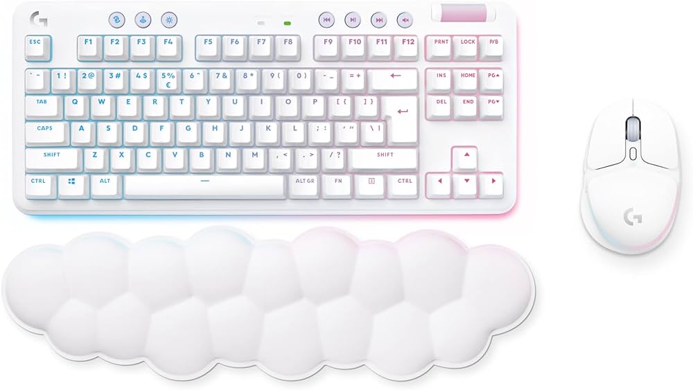 Bộ Sưu Tập Logitech Aurora - Bàn phím cơ không dây G715 TLK, Chuột không dây G705 - Hàng Chính Hãng