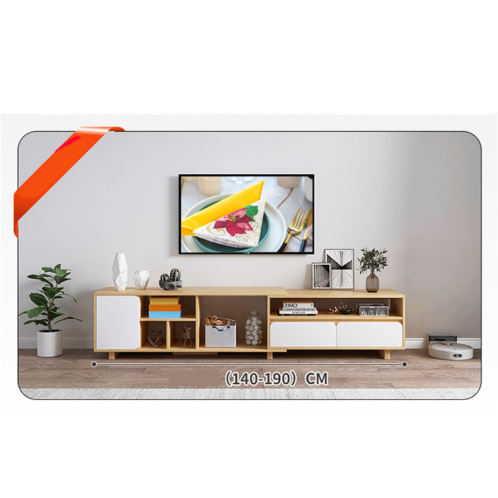 Kệ Tivi Gỗ Thay Đổi Kích Thước Thông Minh 1m4-1m9 - Kệ Tủ TV Trang Trí Nội Thất Phòng Khách, Decor Phòng Ngủ Đẹp