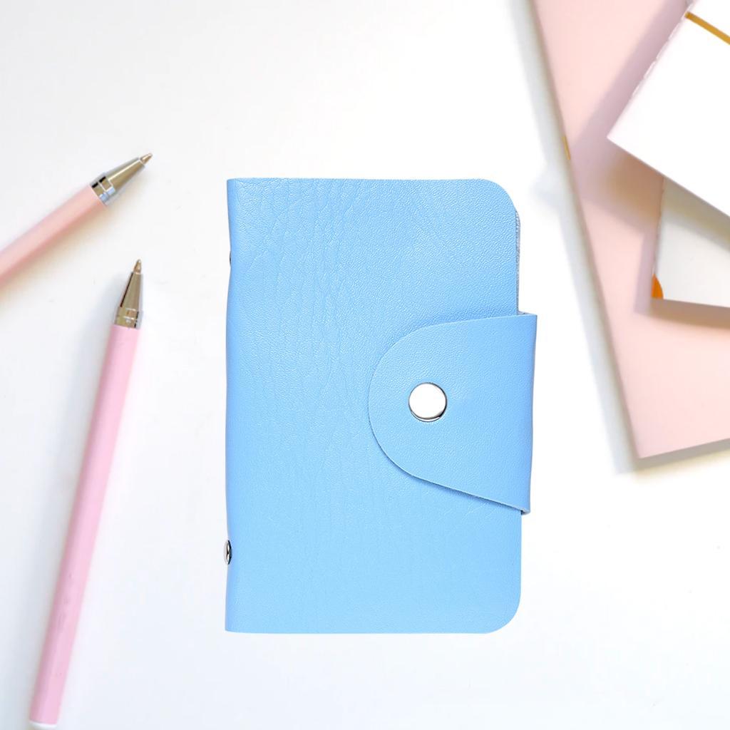 PU Leather Cards Wallet Holder Slim Wallet Card Organizer Gifts for Women Men