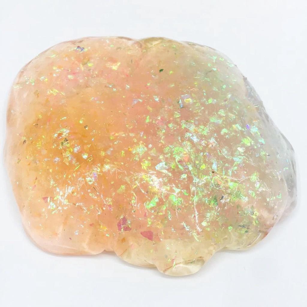 Slime KIM TUYẾN SAO GIẤY dẻo mềm bóng phồng mix 3 màu cực đẹp Đồ chơi hũ slam chất nhờn ma quái squishy
