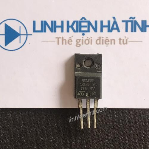 COMBO 5 CON MOSFET STF40NF20 40NF20 40N20 TO-220 Kênh N 40A 200V