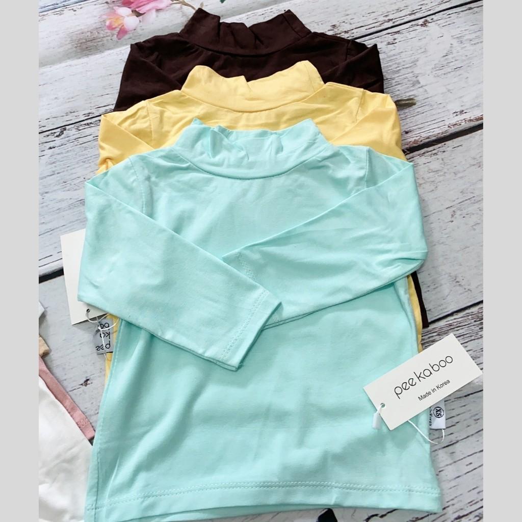 Bộ Cổ Lọ Minky Cao Cấp Cho Bé Trai Bé Gái - 100% Cotton Lạnh Mềm Mịn Mát 100% Khách Hài Lòng