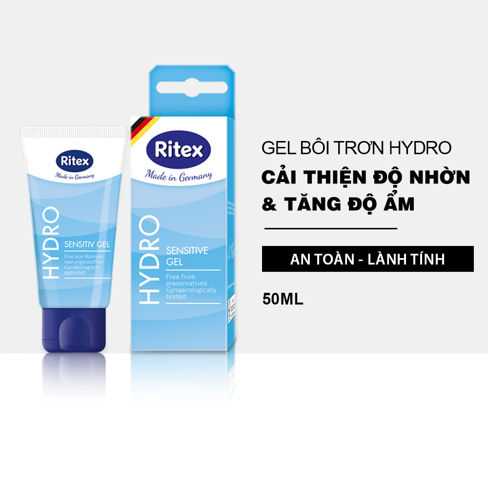 GEL BÔI TRƠN GỐC NƯỚC - HYDRO (TUÝP 50ML) JN-RITEX-HYDRO