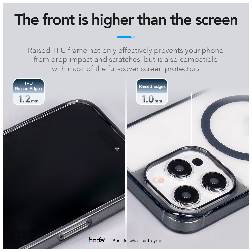 Ốp lưng cho iPhone 16 Pro Max HODA Magnetic Crystal Pro - Hàng Chính Hãng