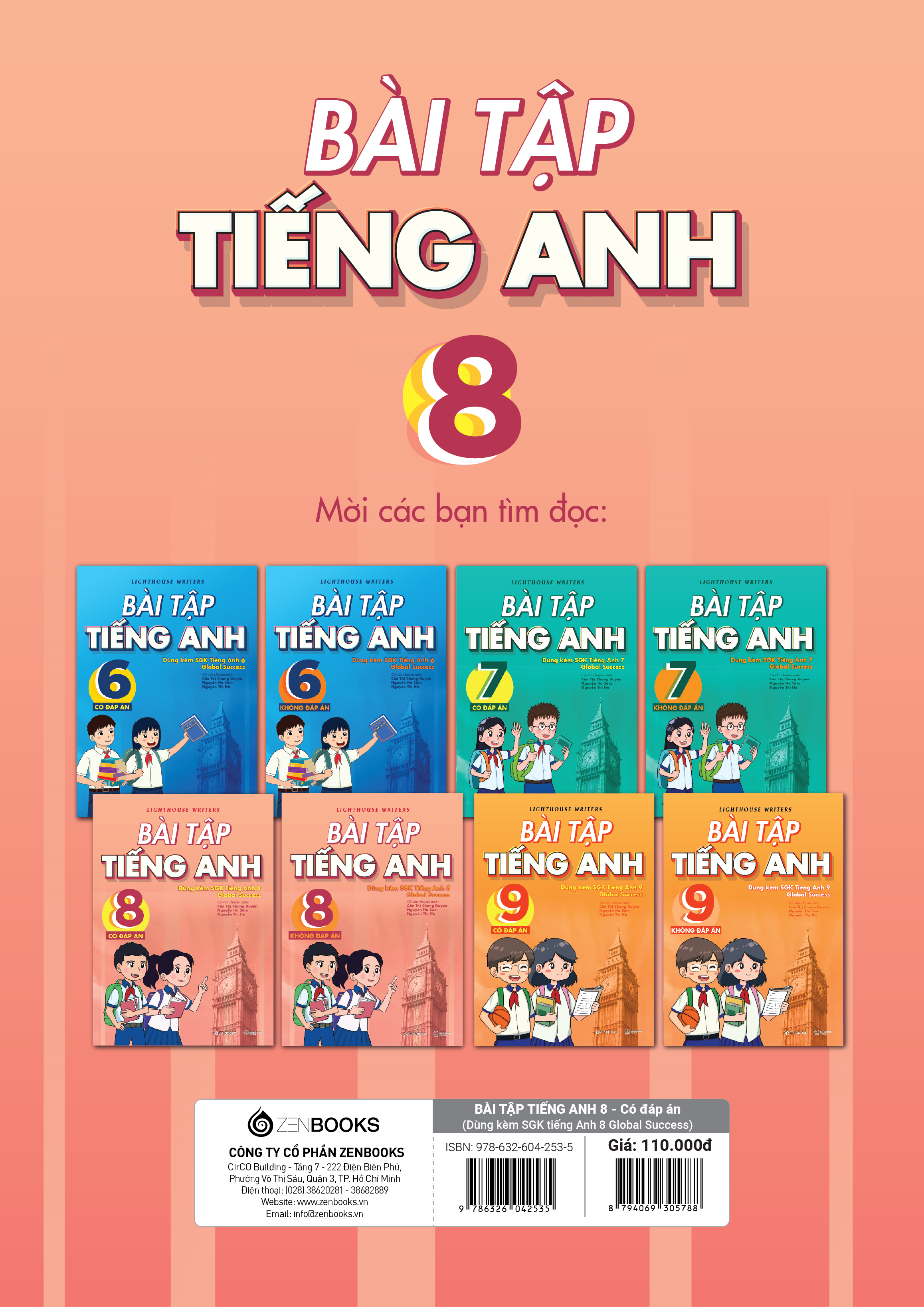 Bài Tập Tiếng Anh 8 - Có Đáp Án (Dùng Kèm SGK Tiếng Anh 8 Global Success)