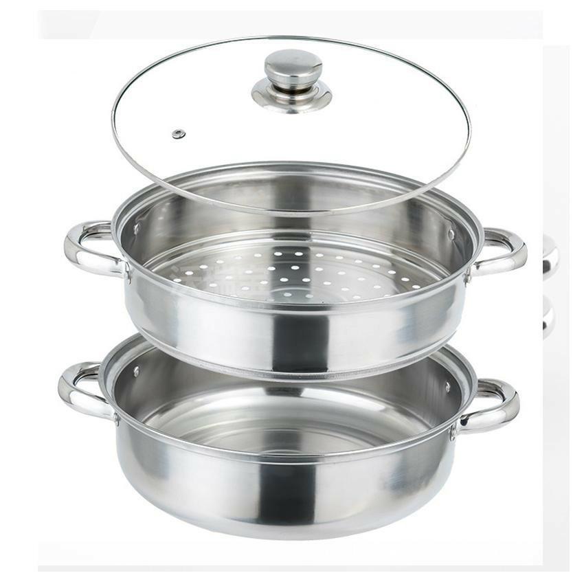 Nồi hấp bánh bao, hấp xôi, hấp nóng thức ăn inox 28cm