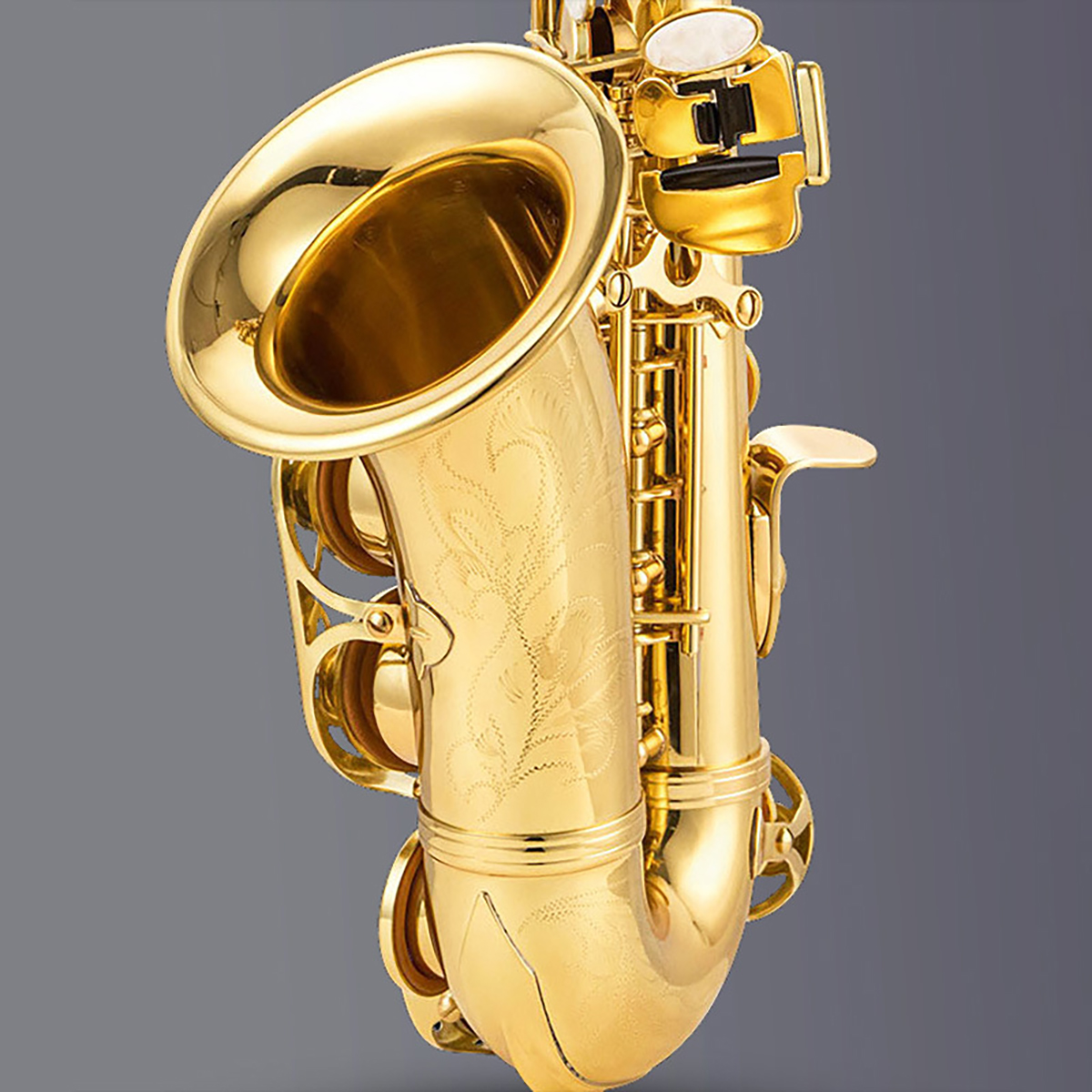 Kèn Saxophone Soprano Mới Đầy Đủ Phụ Kiện