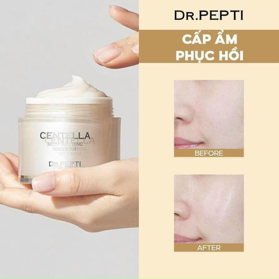 Kem Dưỡng Ẩm Dr.Pepti Centella Moist Soothing Gel Cream 70ml