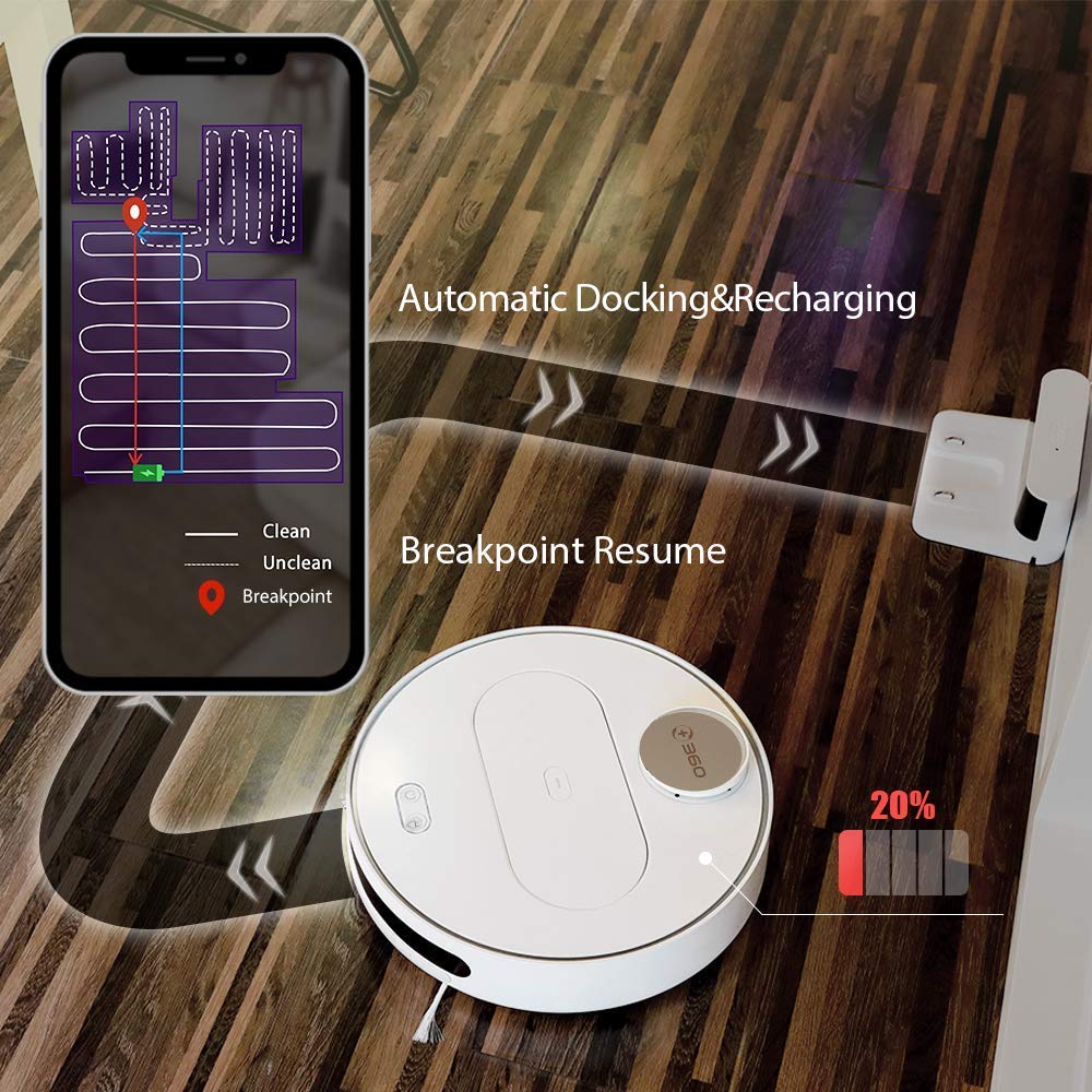 Robot hút bụi thông minh 360 Robot Vacuum S6