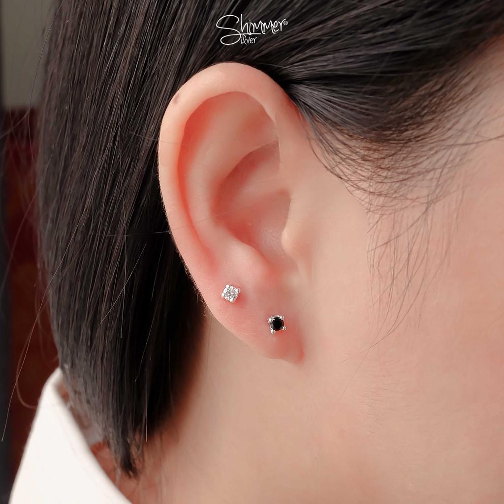 Bông tai bạc 925 - Outlet 9 - Shimmer Silver