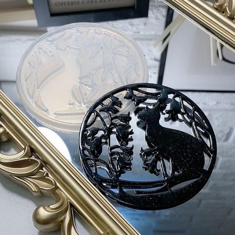 Khuôn Silicone Móc Khóa Resin Tròn Làm Đồ Trang Trí Noel Giáng Sinh - Trường Thịnh Sài Gòn