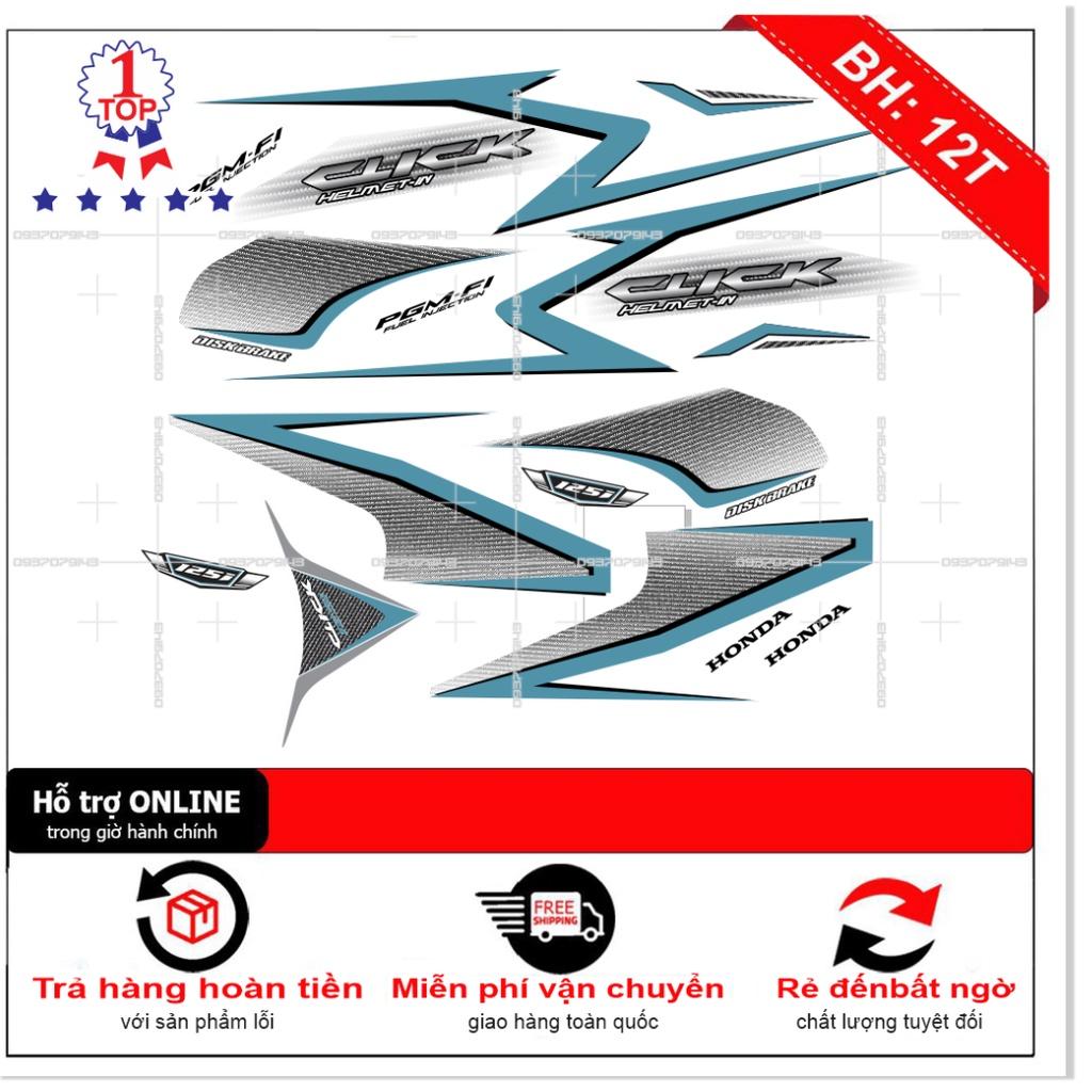 Tem rời Click 125i trắng