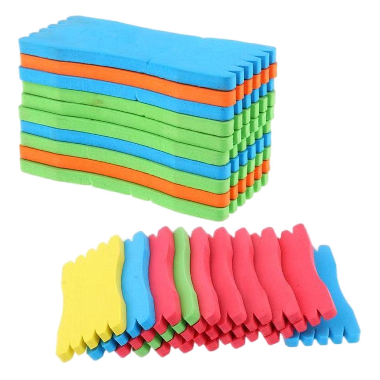 40x Foam Fishing Line Board Fishing Winding Board Wrapped Wire Spool Board