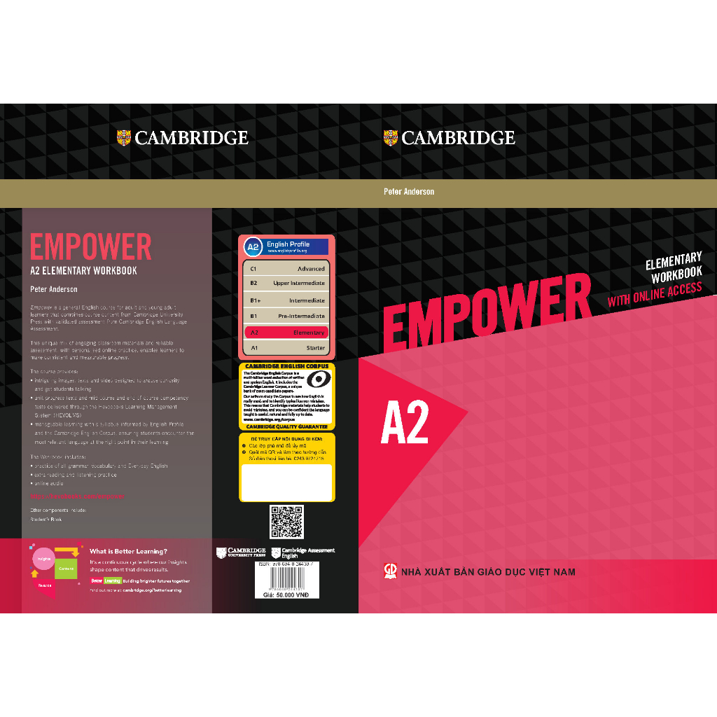 Sách - Empower A2 Elementary Workbook with Online Access (DN)