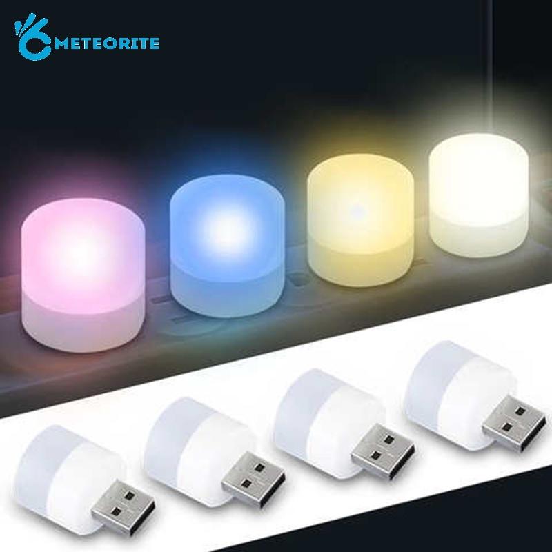 Đèn LED Tròn Nhiều Màu Siêu Sáng Cắm USB Đa Năng Dùng Trong Trường Hợp Khẩn Cấp