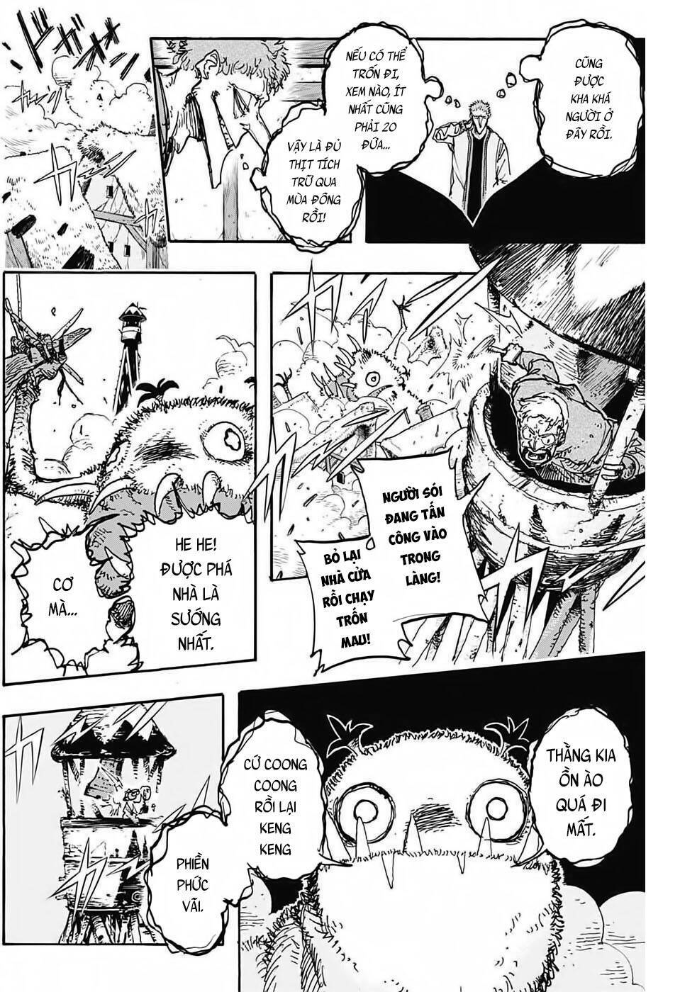 hội thợ săn: khăn đỏ chapter 2 16