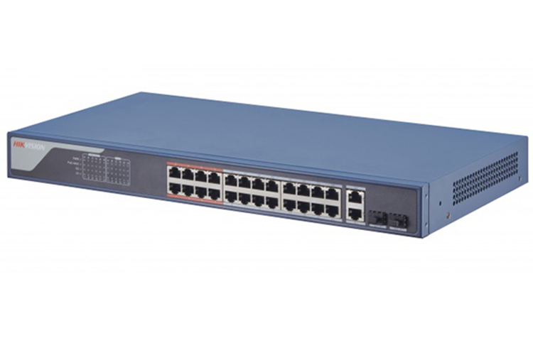 Switch Poe 24 Port Hikvision DS-3E1326P-EI- hàng chính hãng