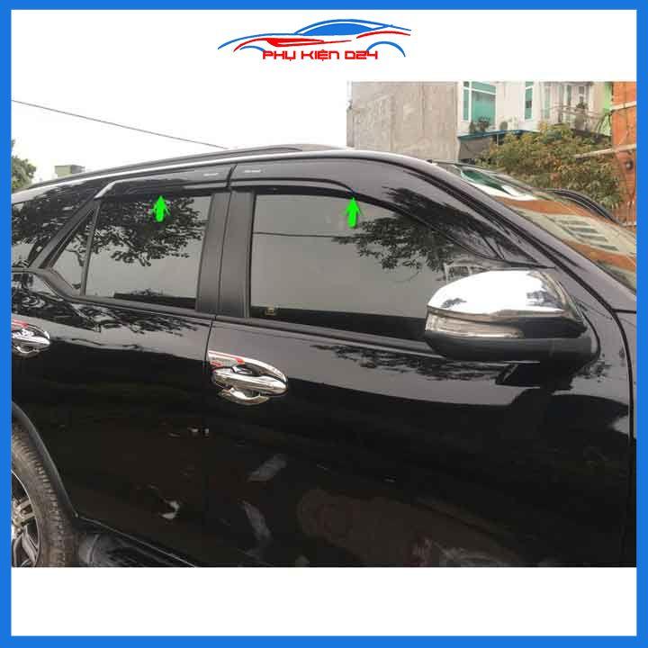 Vè mưa Fortuner 2017-2018-2019-2020 vè đen che mưa bảo vệ trang trí xe