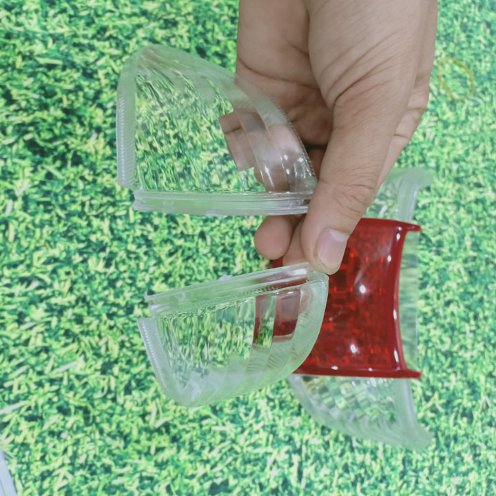 Bộ 2 kết hợp 2 nắp xi nhan sau màu trắng và 1 nắp đèn hậu màu đỏ dành cho xe Wave - Nắp xi nhan Wave - B382