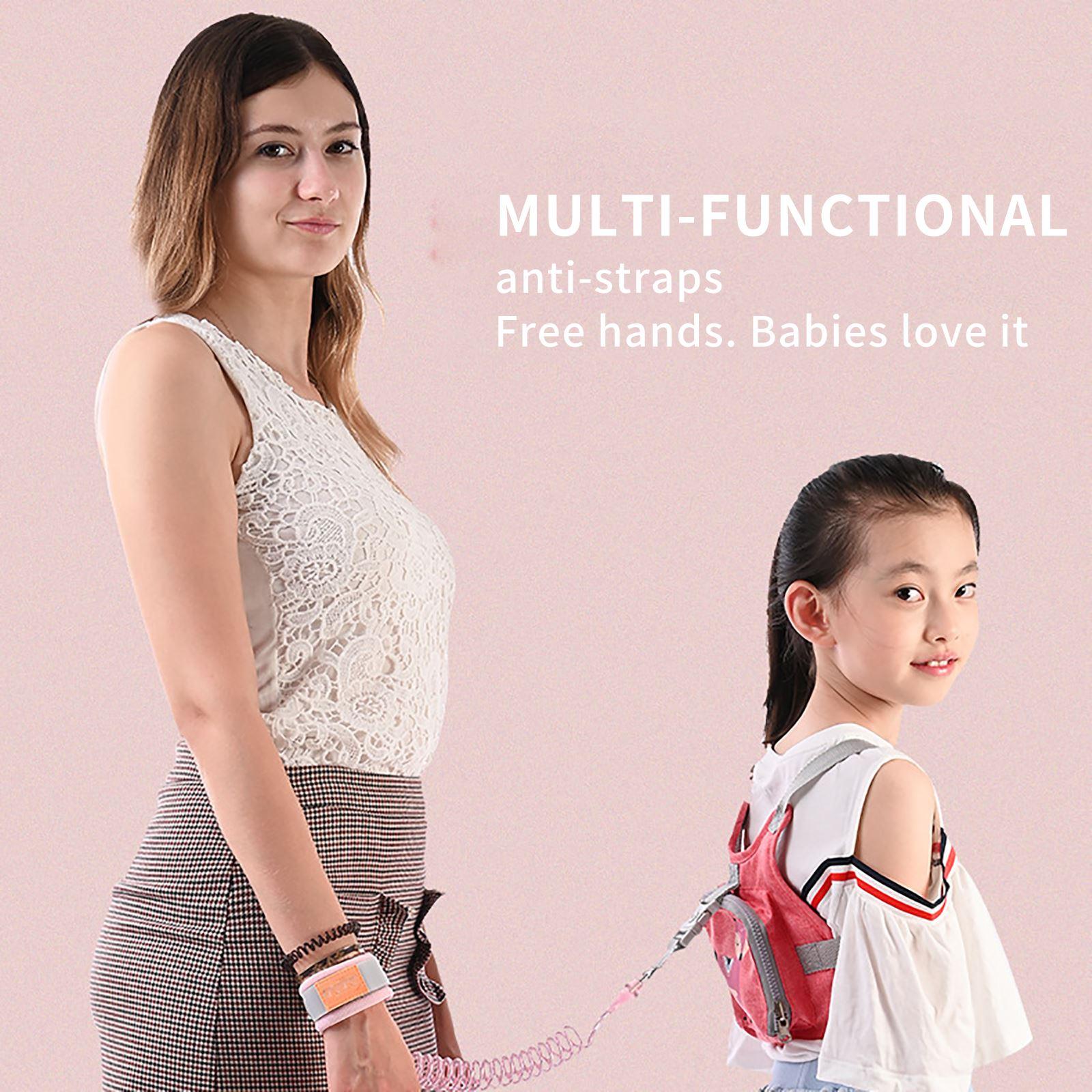 Bé Trẻ Em Chống Lạc Dây Đeo Tay Dây An Toàn Toàn Tập Đi Dây Ngoài Trời Đi Bộ Dây Đai Trẻ Em Dây Đeo Tay Dây Liên Kết Lực Kéo dây