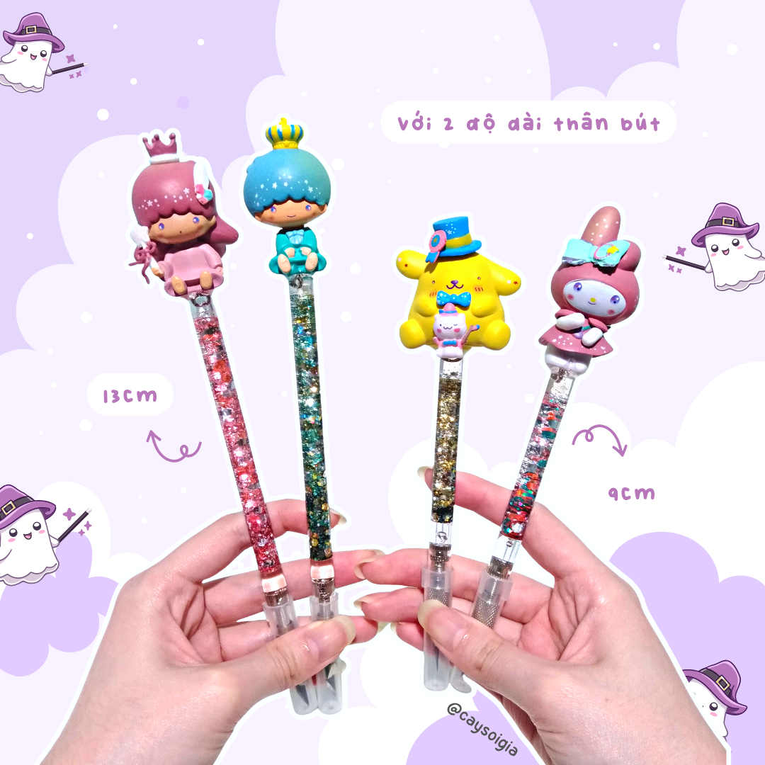 S109 - Bút dao rọc giấy nhân vật Sanrio thế giới giấc mơ dễ thương unbox đơn hàng, cắt sticker băng dán washi tape - Cây Sồi Già