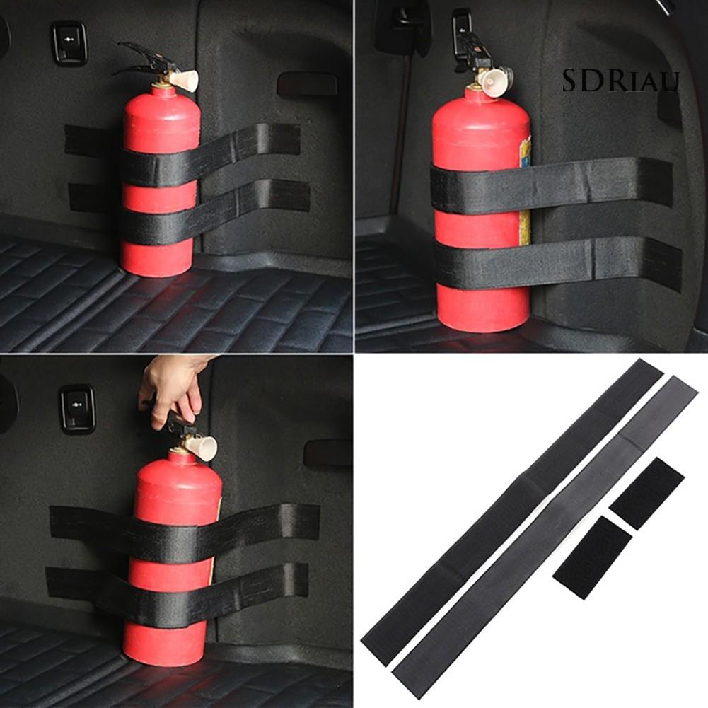 Bộ 4 Đai Dán Cố Định Bình Chữa Cháy Trên Xe Hơi