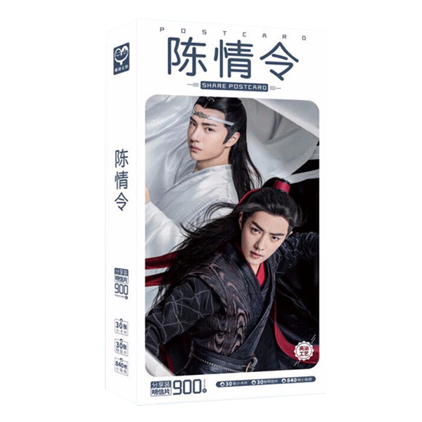 Postcard Trần Tình lệnh ma đạo tổ sư 900 ảnh 2 mẫu hộp ảnh bộ ảnh có ảnh dán sticker lomo bưu thiếp tặng ảnh thiết kế vcone