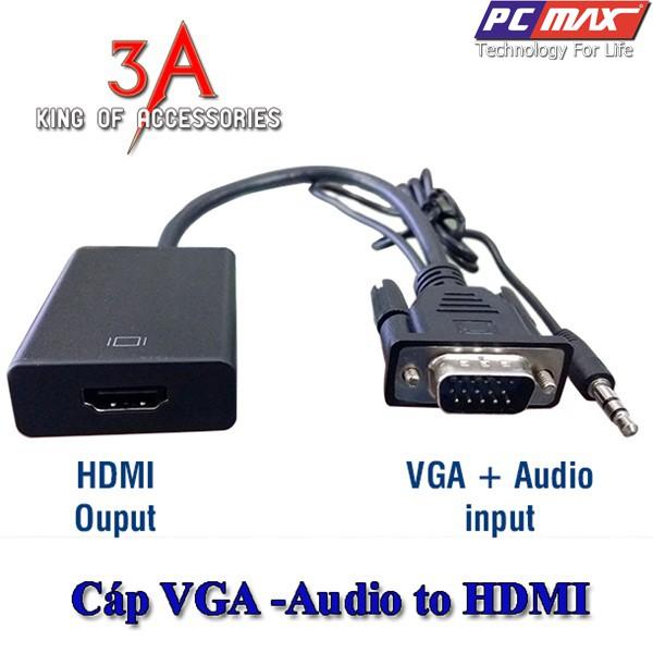 Bộ chuyển tín hiệu VGA sang HDMI có âm thanh