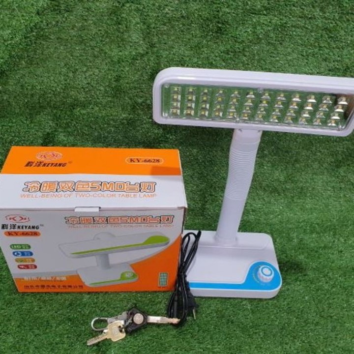 Đèn Bàn Học 48 Led Pin Sạc Siêu Sáng Full Box 6628