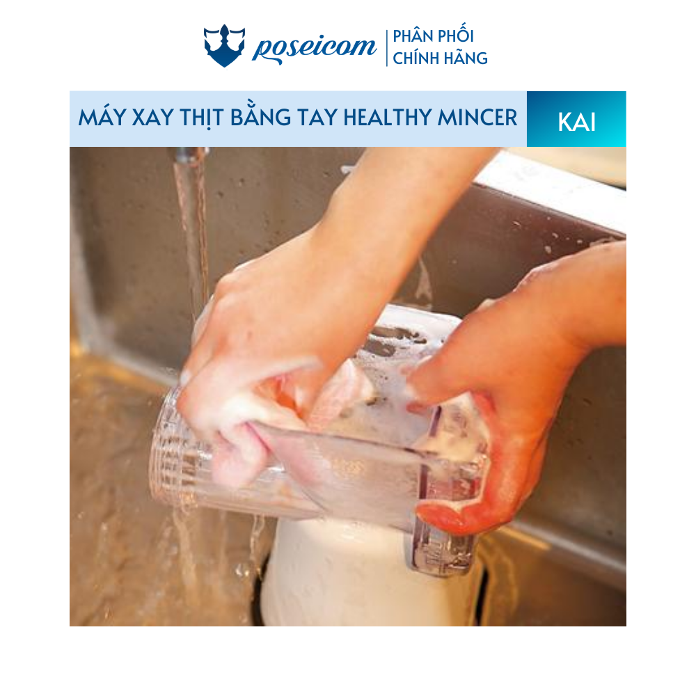 Máy xay thịt bằng tay chính hãng KAI- Healthy mincer KAI