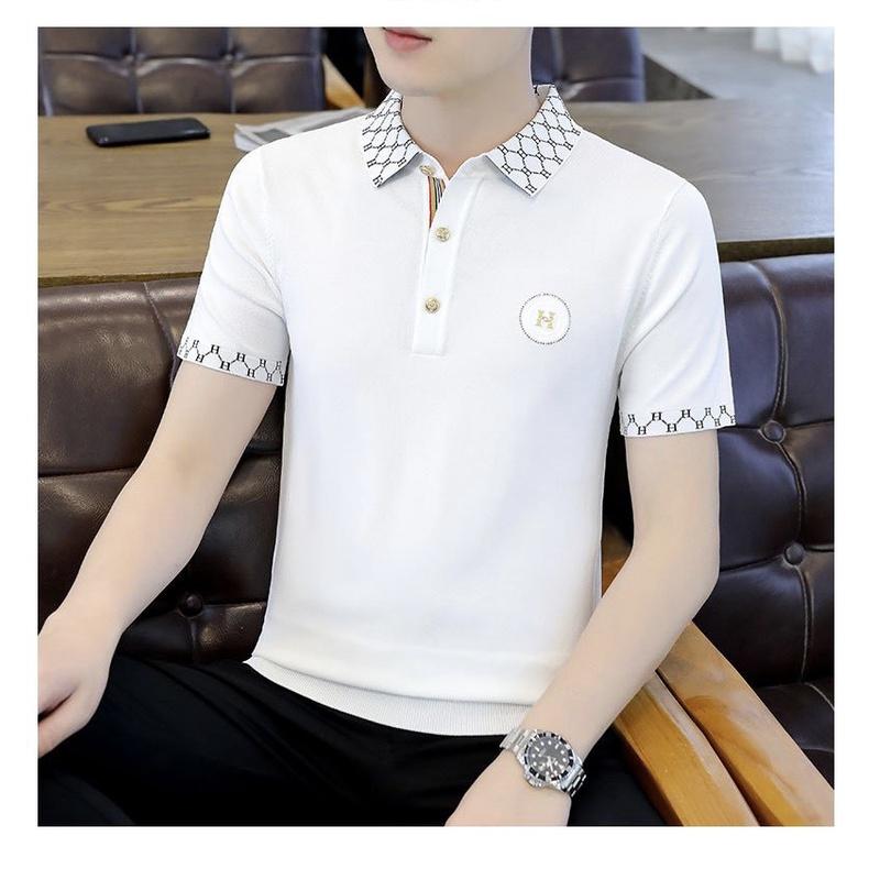 Áo thun nam có cổ tay ngắn vải cotton chống nhăn co giãn thoải mái chống nhăn mẫu đẹp 2023 Skymen Fashion