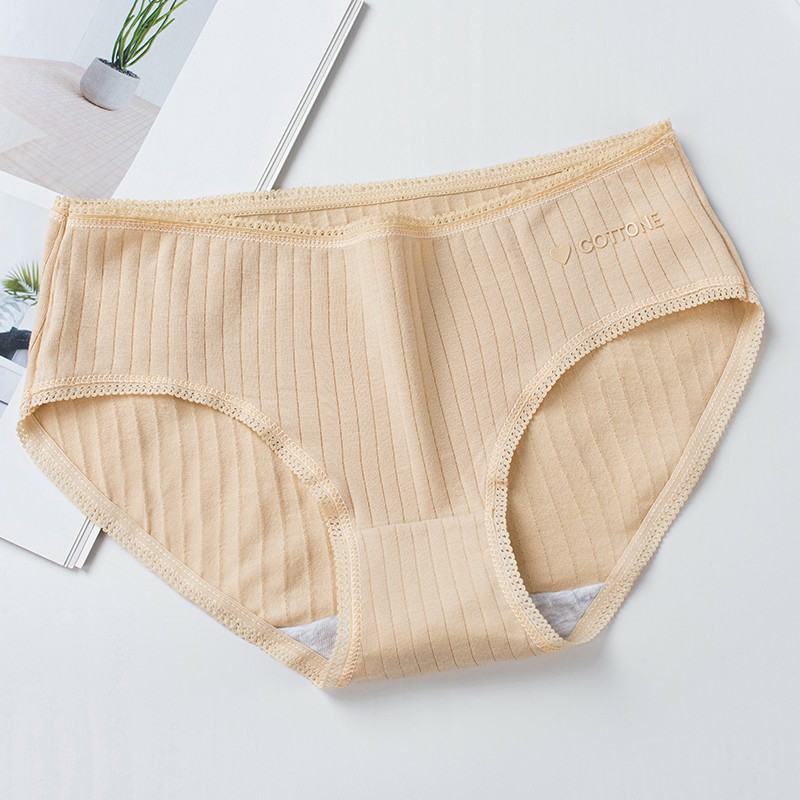 Quần cotton tăm màu trơn ôm mông co giãn tốt cottone