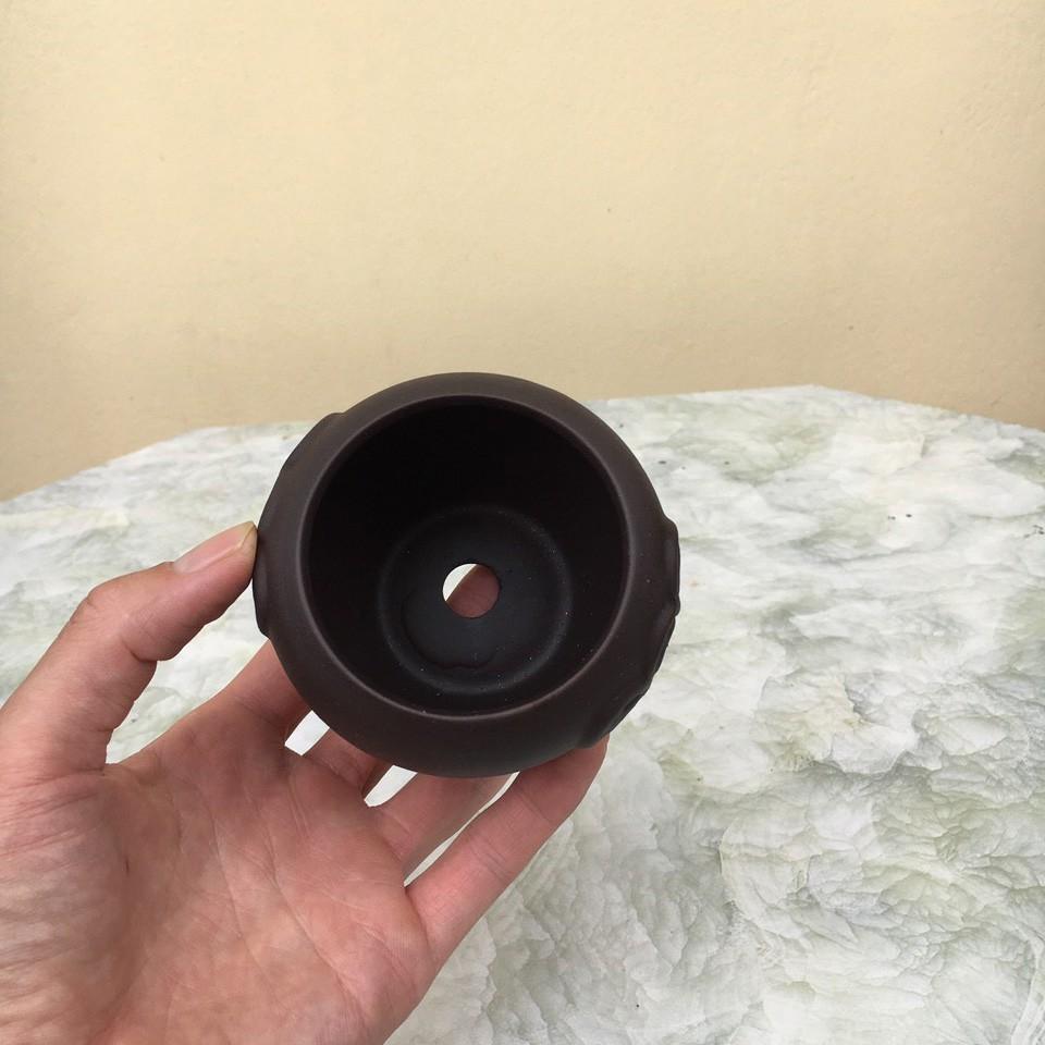 Chậu bonsai Chum mini đất nung gốm Bát tràng 1 size BM-86
