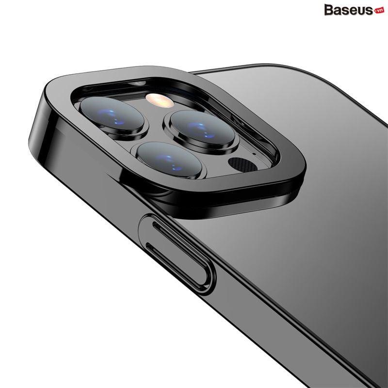 Ốp lưng nhựa cứng trong suốt Baseus Glitter Case dùng cho iPhone 13 - Hàng chính hãng