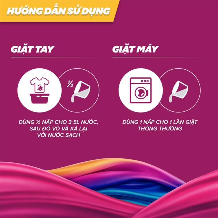 Combo 2 Nước giặt chống lão hóa vải Comfort hương Thanh Lịch túi 2,2KG