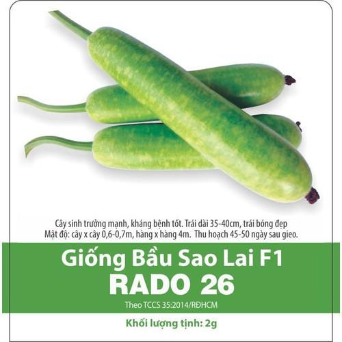 15 Hạt Giống Bầu Sao Lai F1 Rạng Đông