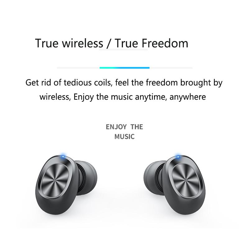 B9 TWS Bluetooth Không Dây Tai Nghe Có Mic Thể Thao Chống Thấm Nước Cảm Ứng Điều Khiển Tai Nghe Không Dây Tai Nghe Nhét Tai Điện Thoại