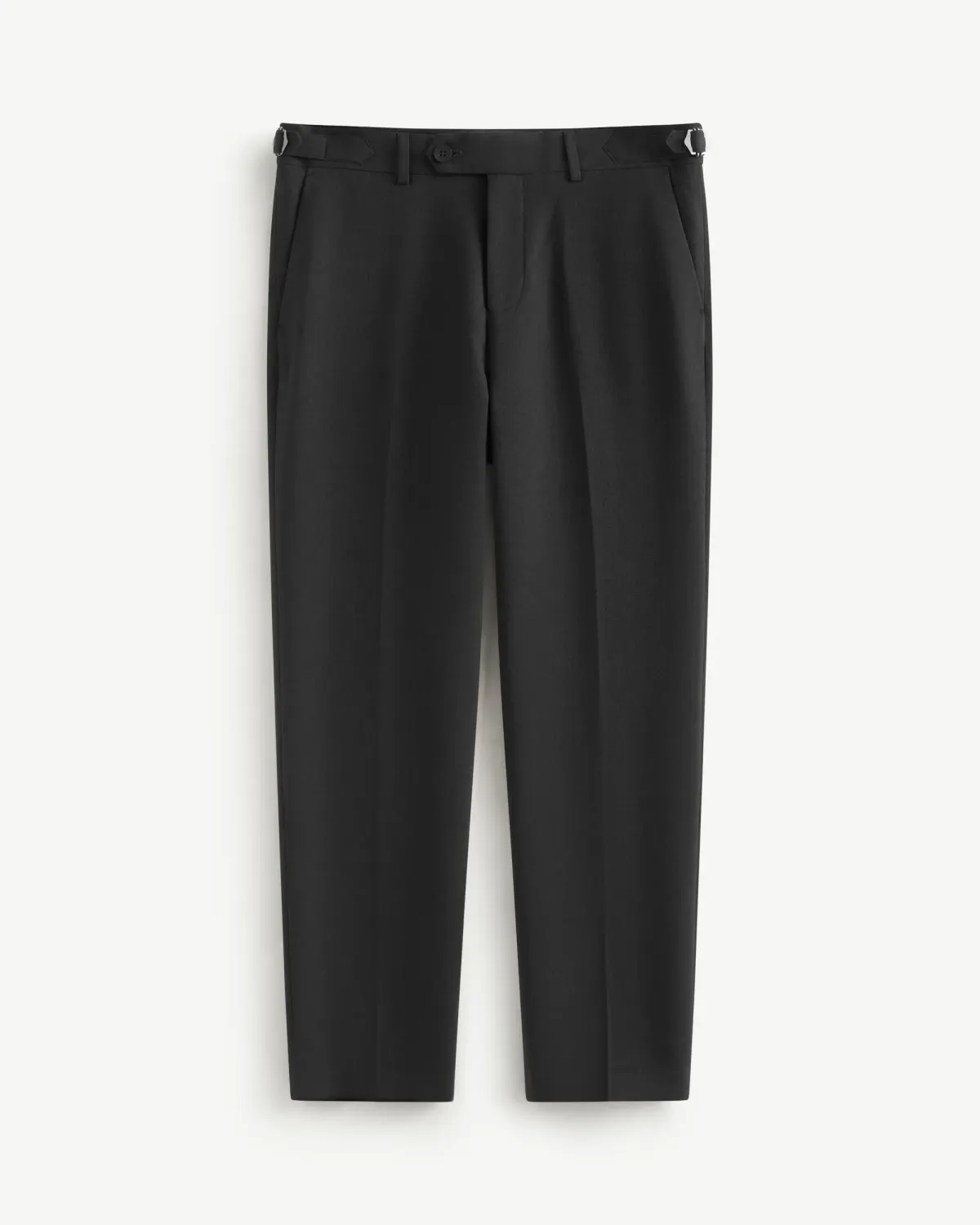 Quần vải Side Tab / Quần tây dài nam lưng điều chỉnh Side Tab Form Slim Cropped - ROUTINE 10F25PFO029