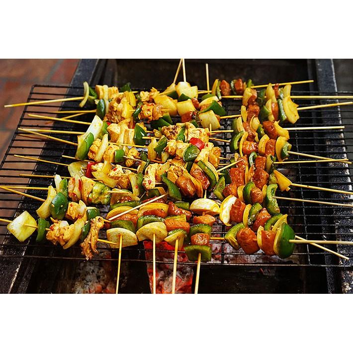 Túi xiên thịt nướng bằng tre tiện lợi cắm trại dã ngoại nướng BBQ