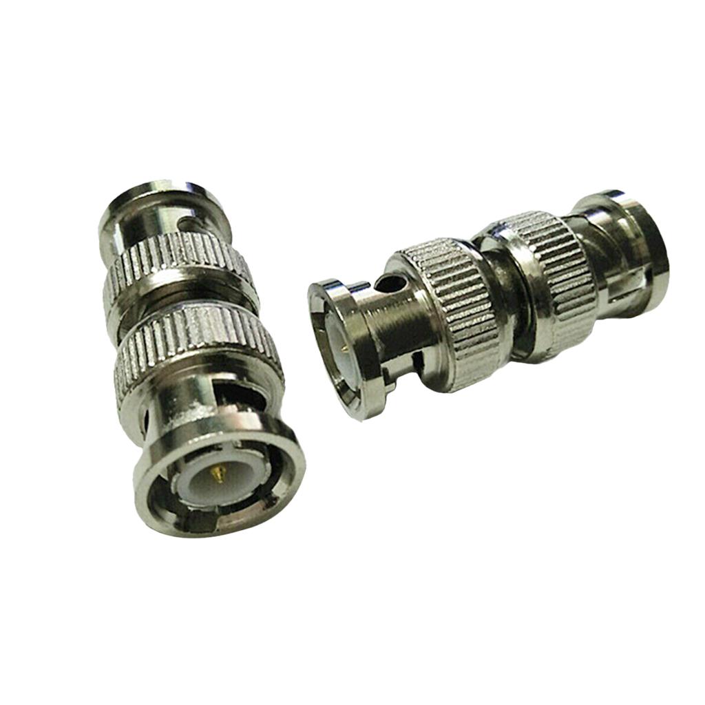 5X BNC Male Plug to BNC Female Plug Coax Cable Video Adapter Connector