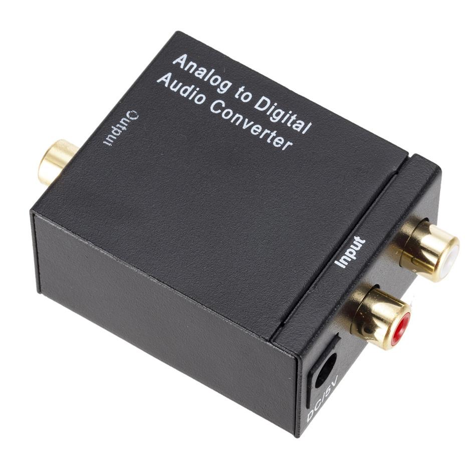 Bộ Chuyển Đổi ADC Analog Sang Kỹ Thuật Số Mới Nhất Đồng Trục Quang Học Âm Thanh RCA Toslink Bộ Chuyển Đổi Âm Thanh SPDIF Bộ Chuyển Đổi Cho Apple TV Cho Xbox 360 DVD