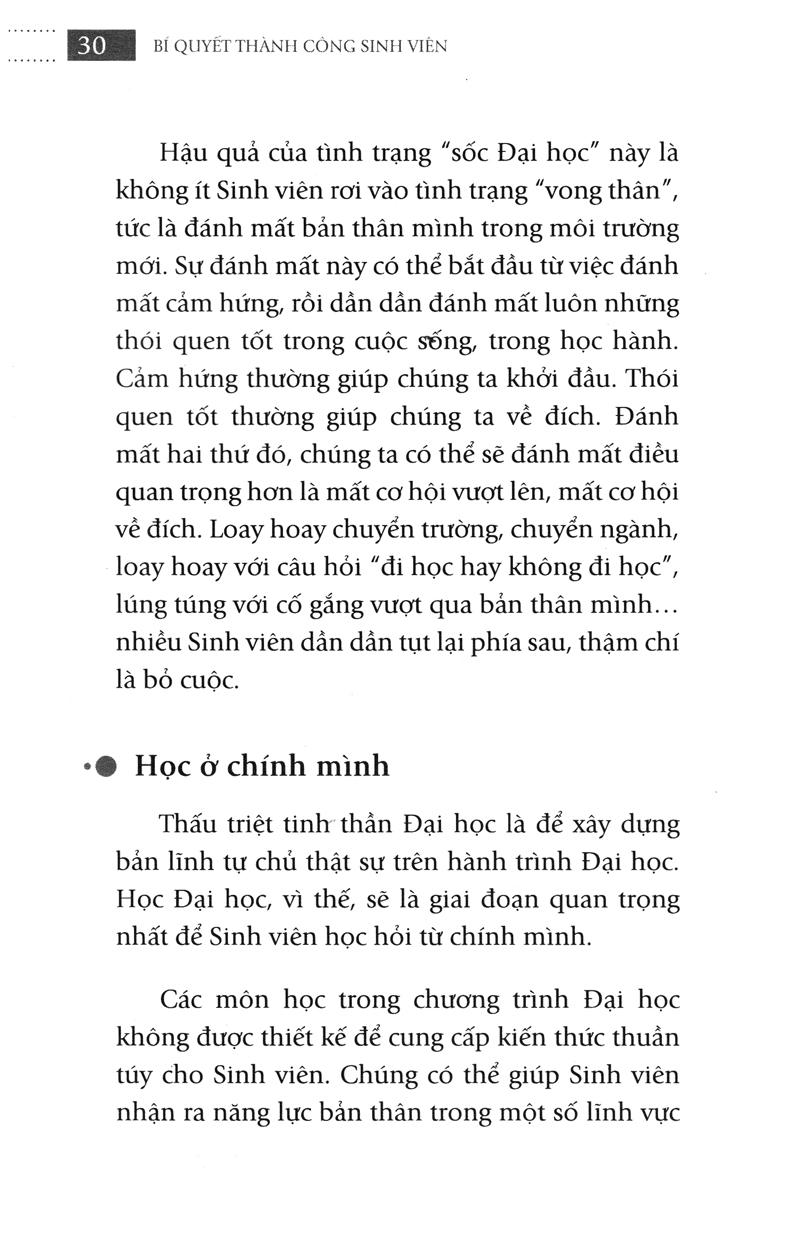 Bí Quyết Thành Công Sinh Viên (Tái Bản)