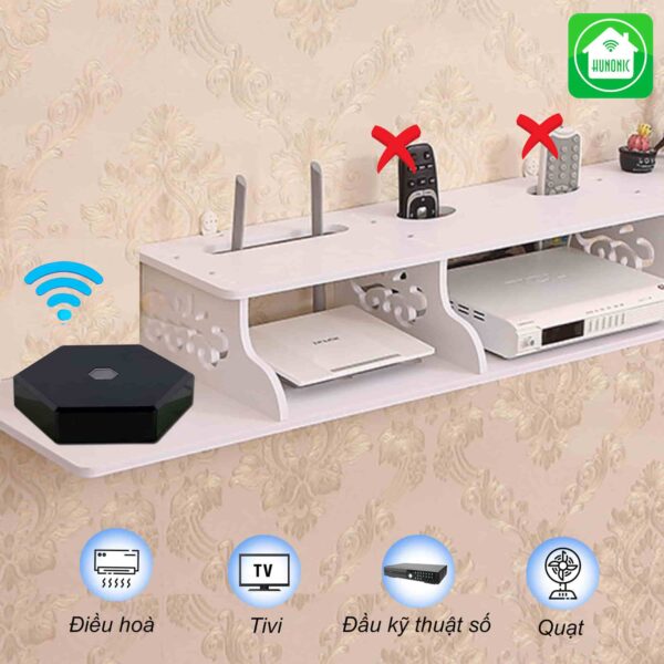 Bộ điều khiển Tivi, Điều hòa, Từ xa trên điện thoại, Hunonic Ir Smart Chính hãng