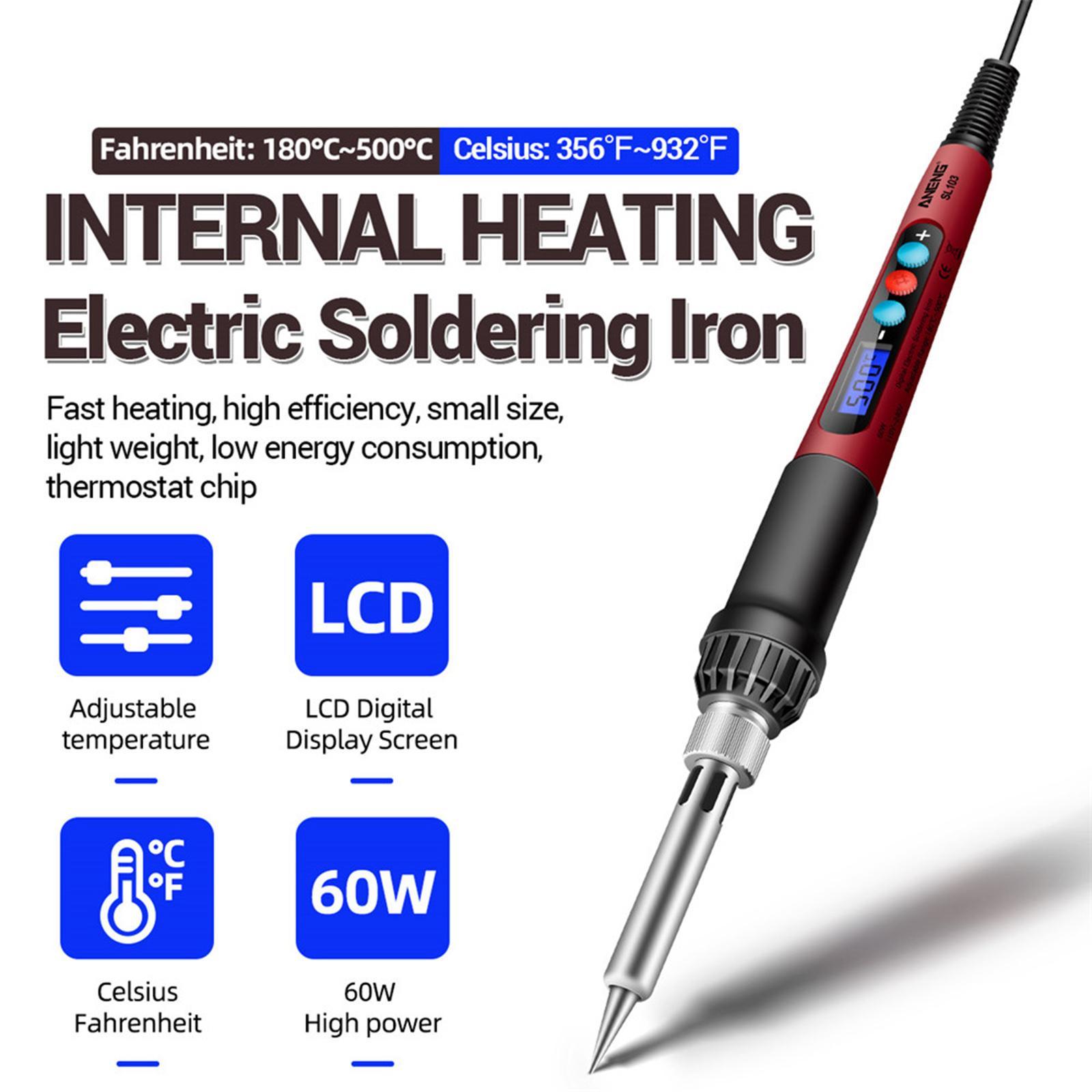 Soldering Iron Electric Gun Adjustable Temperature Welding Set