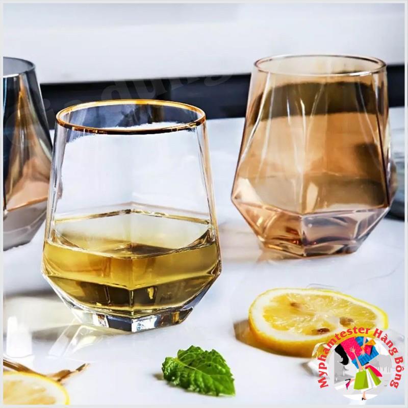 Cốc thuỷ tinh cường lực dáng kim cương