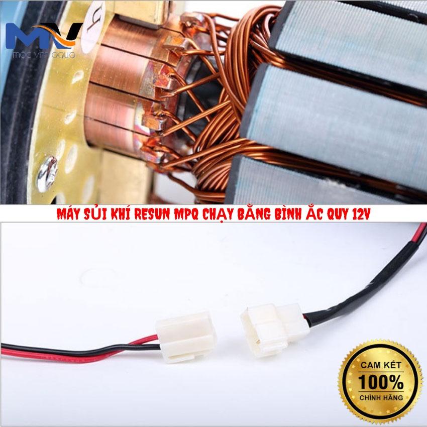 Máy sủi oxy Resun MPQ-902/MQP-903/MQP-904/MQP905/MQP-906/MPQ-907 chạy bằng bình Ắc Quy 12V