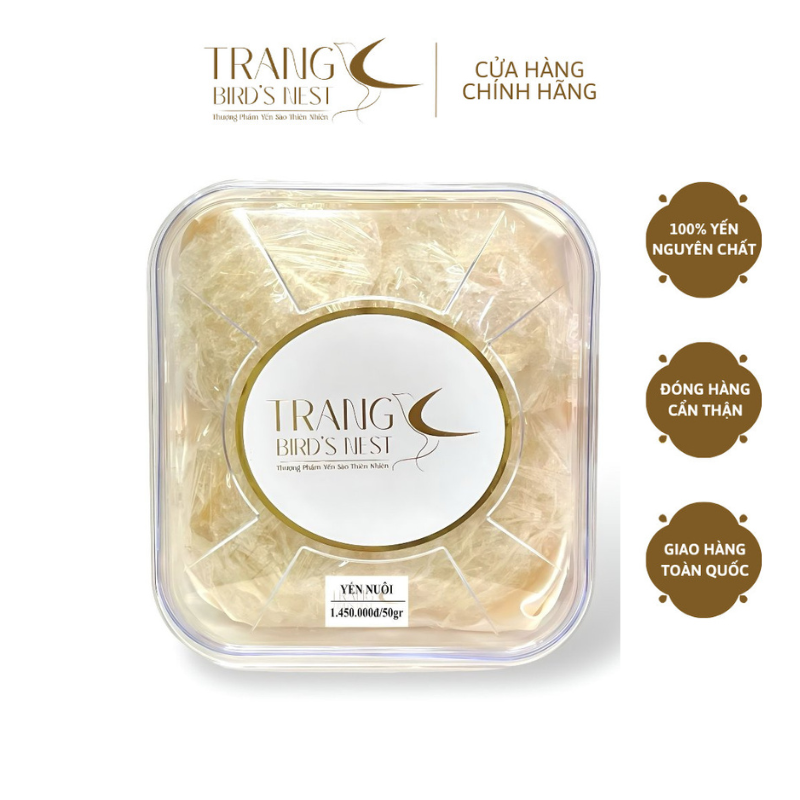 Yến Nuôi Nhà - Bồi Bổ Sức Khỏe - Tăng Sức Đề Kháng - Đẹp Da - Bổ Phế Yến Sào Trang BirdNest