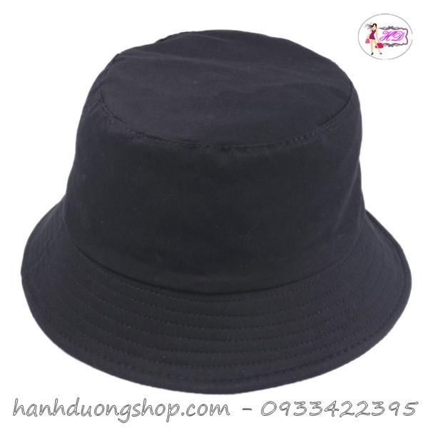 Nón bucket nữ thời trang không thêu logo với chất liệu vải cotton thoáng mát dễ thấm hút mồ hôi